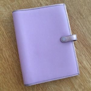 Coach leather 6x8” planner